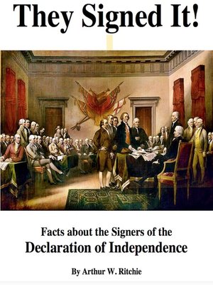 cover image of They Signed It! Facts About the Signers of the Declaration of Independence!